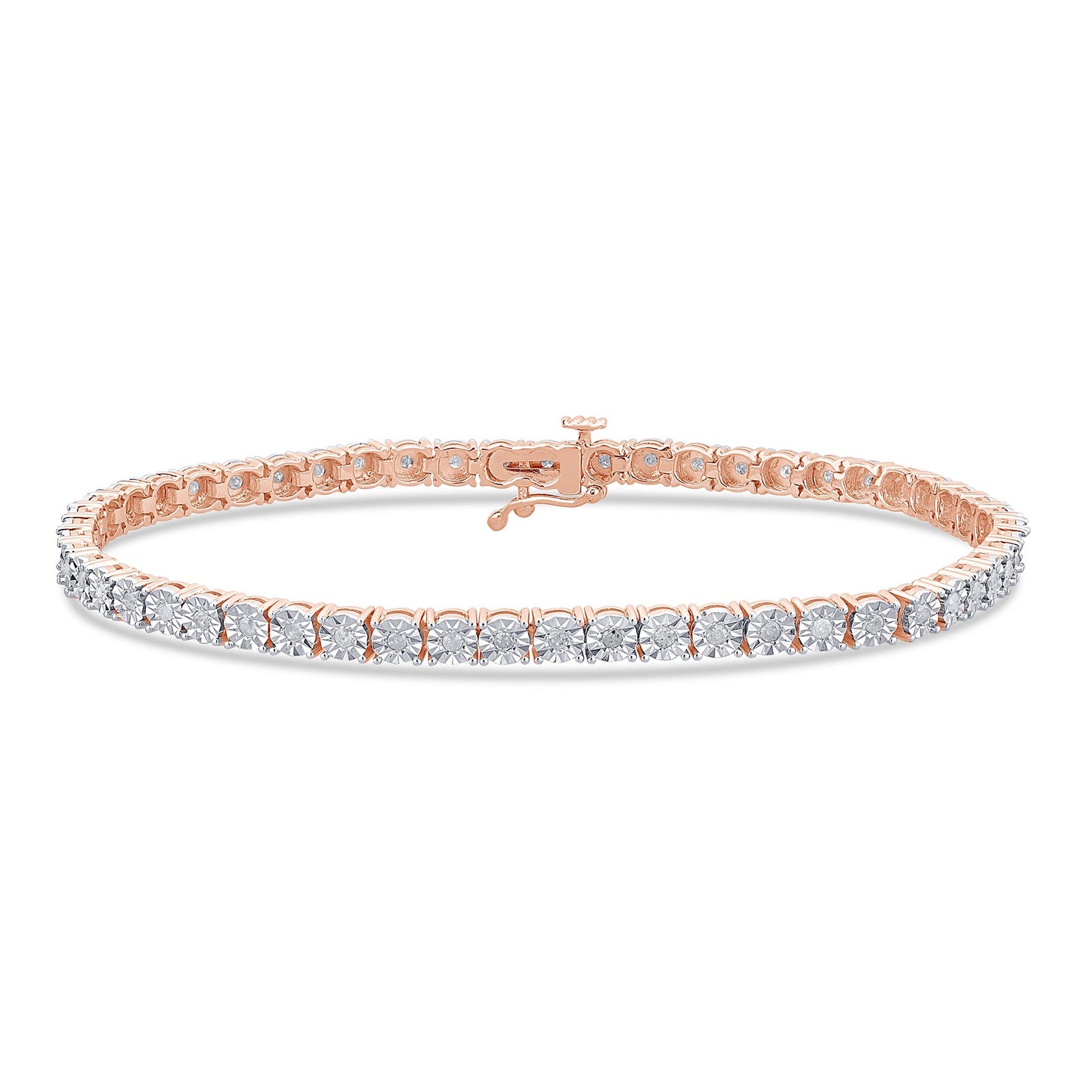 10KT 0.48 - 0.55 CT D-BRACELET