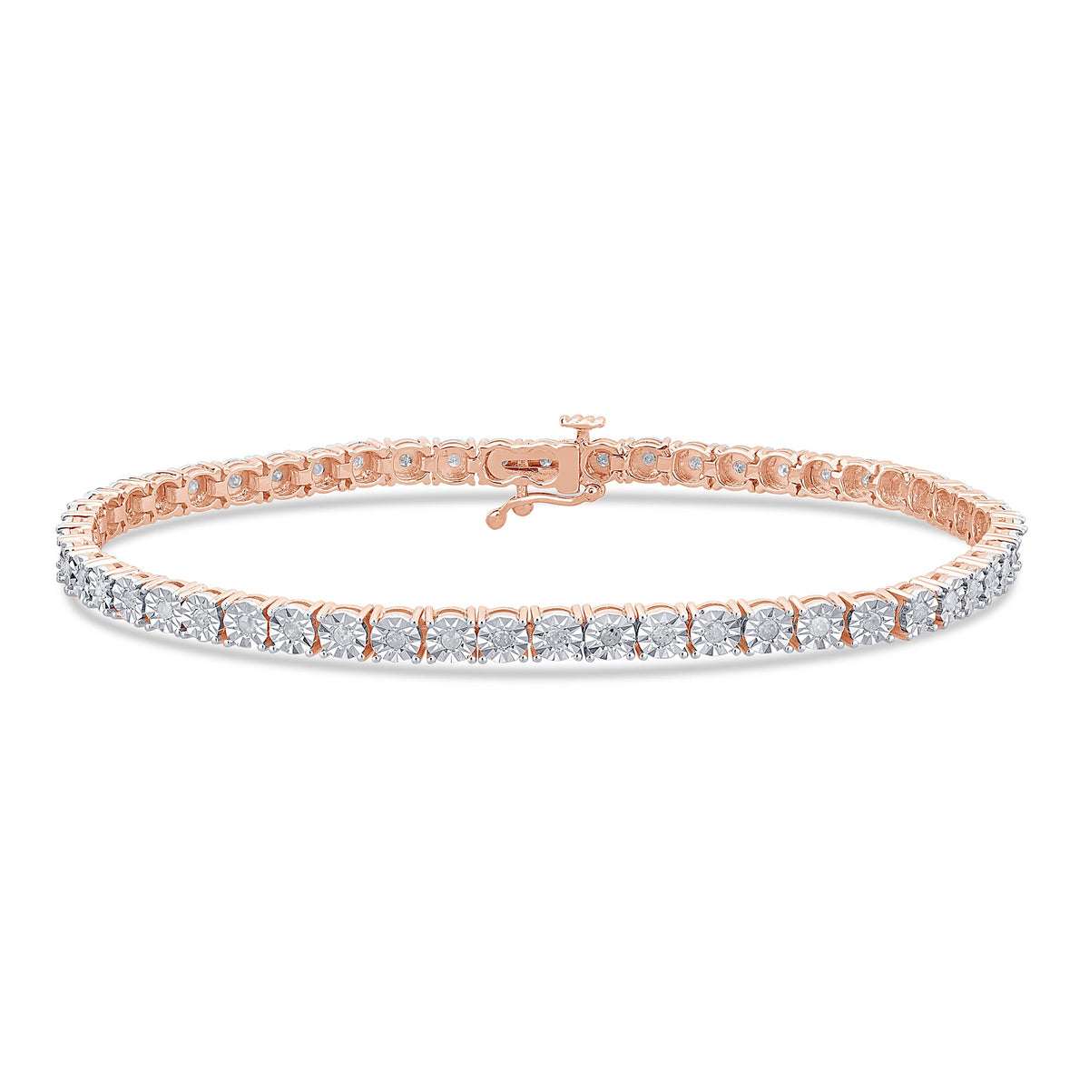 10KT 0.48 - 0.55 CT D-BRACELET