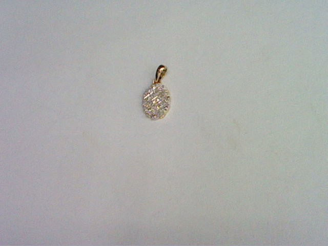 10KT 0.08CT D-LADIES PENDANT