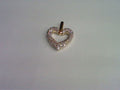 14KT 0.55CT D-LADIES PENDANT "HEART"