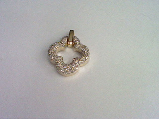 14KT 0.50CT D-LADIES PENDANT "CLOVER"