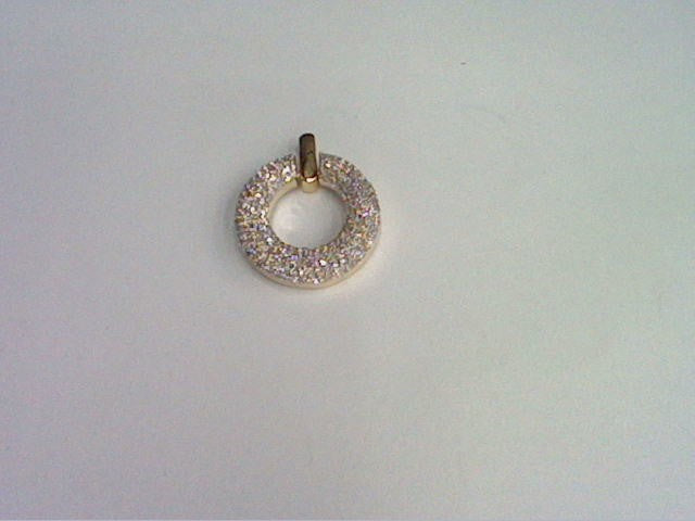 14KT 0.58CT D-LADIES PENDANT