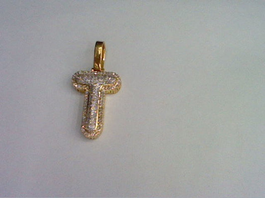 10KT 0.23-0.25CT D- BUBBLE INITIAL T""