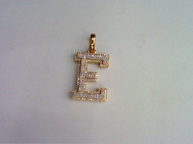 10KT 0.40-0.42CT D-MICROPAVE INITIAL E""