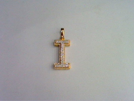 10KT 0.24-0.25CT D-MICROPAVE INITIAL  I""
