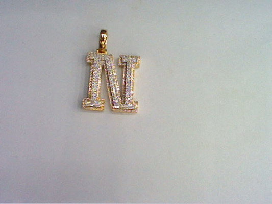 10KT 0.52-0.55CT D- MICROPAVE INITIAL N""