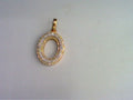 10KT 0.36CT D- MICROPAVE INITIAL O""