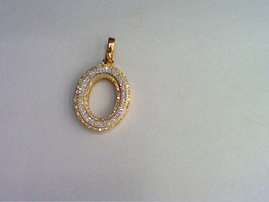10KT 0.36CT D- MICROPAVE INITIAL O""