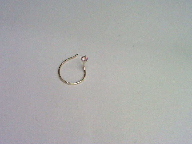 14KT 0.05CT D-NOSE PIN