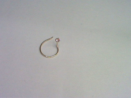 14KT 0.05CT D-NOSE PIN