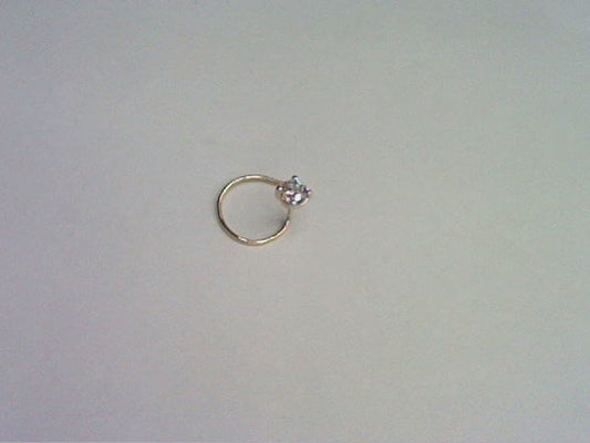 14KT 0.24CT D-NOSE PIN