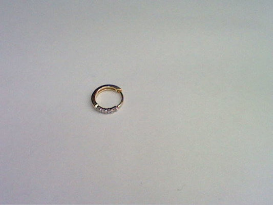 14KT 0.05CT D-NOSE PIN