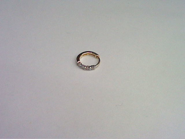 14KT 0.10CT D-NOSE PIN