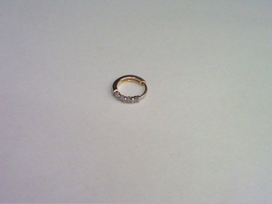 14KT 0.10CT D-NOSE PIN