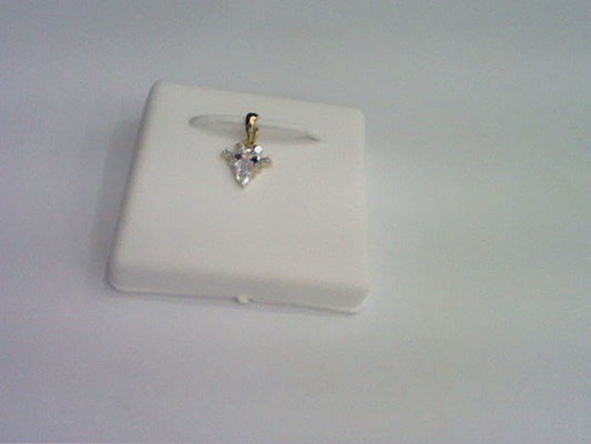 10KT 0.07CT D-LADIES PENDANT "GIRAFFE"