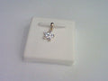 10KT 0.10CT D-LADIES PENDANT "FLOWER PETALS" BAGUETTES