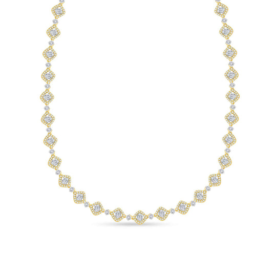 10KT 3.00CT D-NECKLACE
