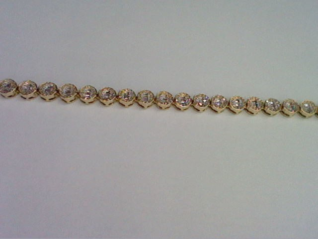10KT 4.01CT D-NECKLACE BAGUETTES
