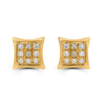 CLOSEOUT 10KT 0.04CT D-EARRINGS "KITE"