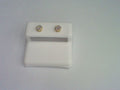 CLOSEOUT 10KT 0.04CT D-EARRINGS "HEXAGON"