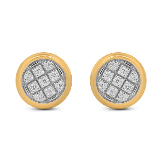 CLOSEOUT 10KT 0.05CT D-EARRINGS