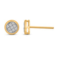 CLOSEOUT 10KT 0.05CT D-EARRINGS