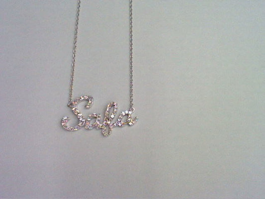 18KT 0.37CT D-NECKLACE "SAFA"