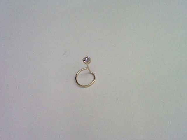 10KT 0.08CT D- NOSE PIN