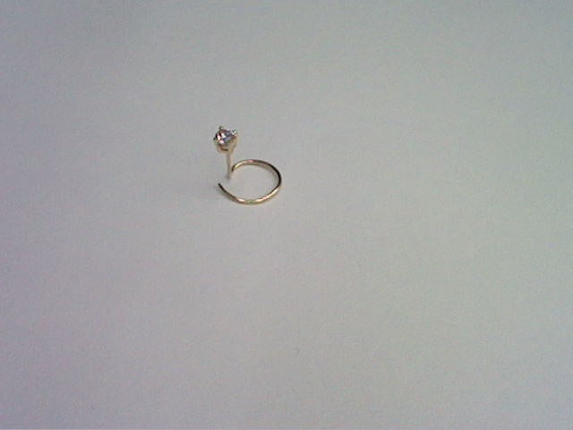 10KT 0.05CT D- NOSE PIN