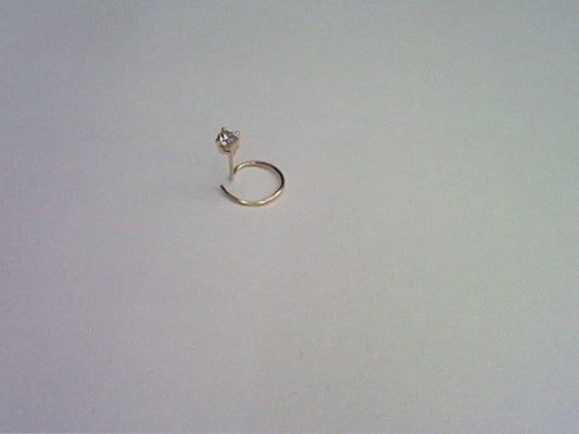 10KT 0.05CT D- NOSE PIN