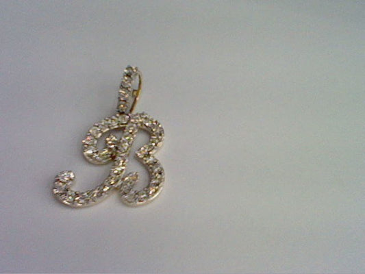 10KT 0.25CT D- CURSIVE FANUC INITIAL B""