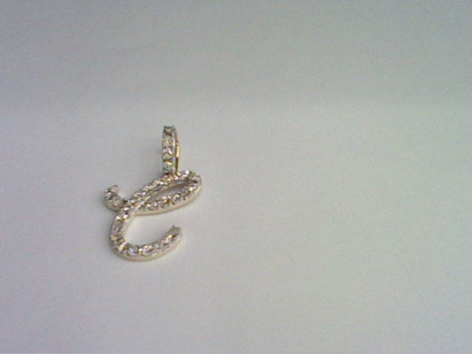 10KT 0.19CT D- CURSIVE FANUC INITIAL C""