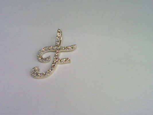 10KT 0.20CT D- CURSIVE FANUC INITIAL F""