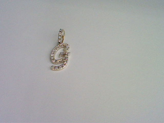 10KT 0.18CT D- CURSIVE FANUC INITIAL G""
