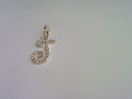 10KT 0.18CT D- CURSIVE FANUC INITIAL J""