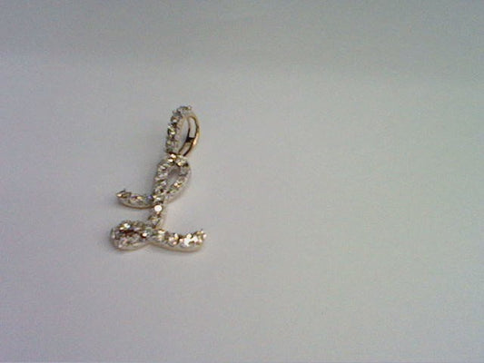 10KT 0.17CT D- CURSIVE FANUC INITIAL L""