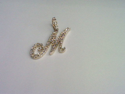 10KT 0.31CT D-CURSIVE FANUC INITIAL M""