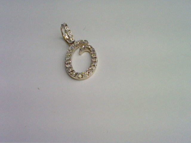 10KT 0.18CT D- CURSIVE FANUC INITIAL O""