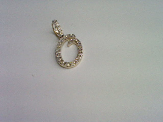 10KT 0.18CT D- CURSIVE FANUC INITIAL O""