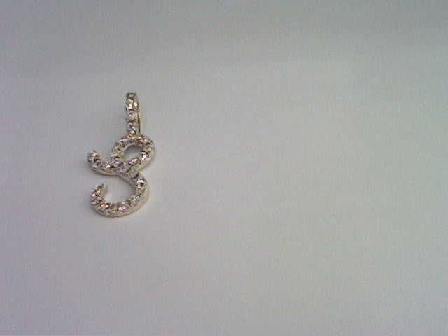 10KT 0.18CT D- FANUC CURSIVE INITIAL S""