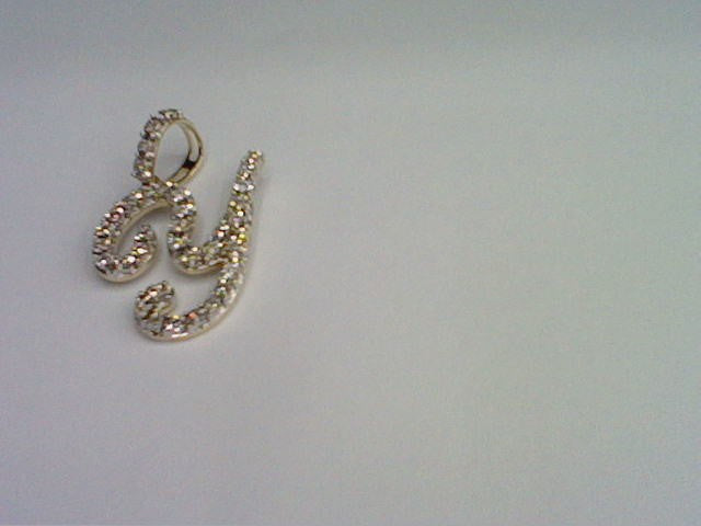 10KT 0.22CT D- FANUC CURSIVE INITIAL Y""