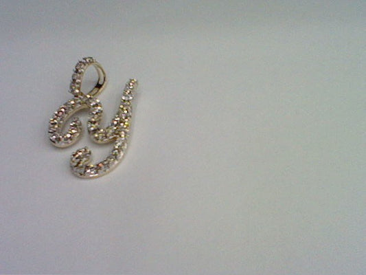 10KT 0.22CT D- FANUC CURSIVE INITIAL Y""