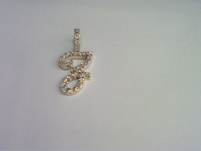 10KT 0.18CT D- FANUC CURSIVE INITIAL Z""