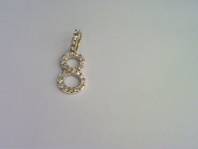 10KT 0.17CT  D- CURSIVE FANUC INITIAL NUMBER 8""