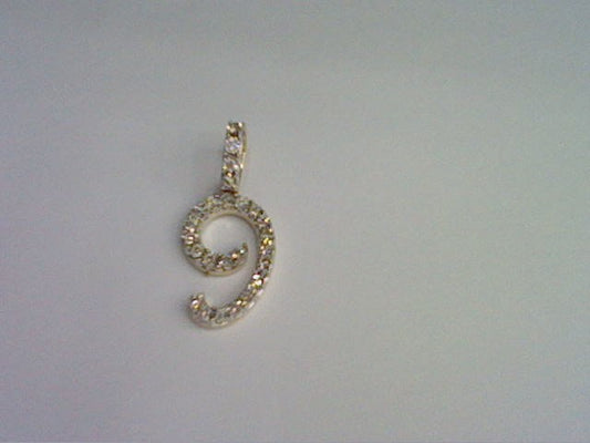 10KT 0.15CT D- CURSIVE FANUC INITIAL NUMBER 9 ""