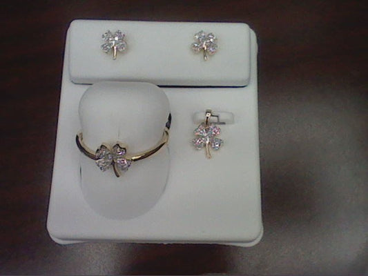 10KT 0.28-0.30CT D-SET (RING, PENDANT & EARRINGS)