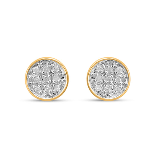 CLOSEOUT 10KT 0.05CT D-EARRINGS