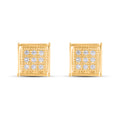 CLOSEOUT 10KT 0.05CT D-DARK POLISH EARRINGS