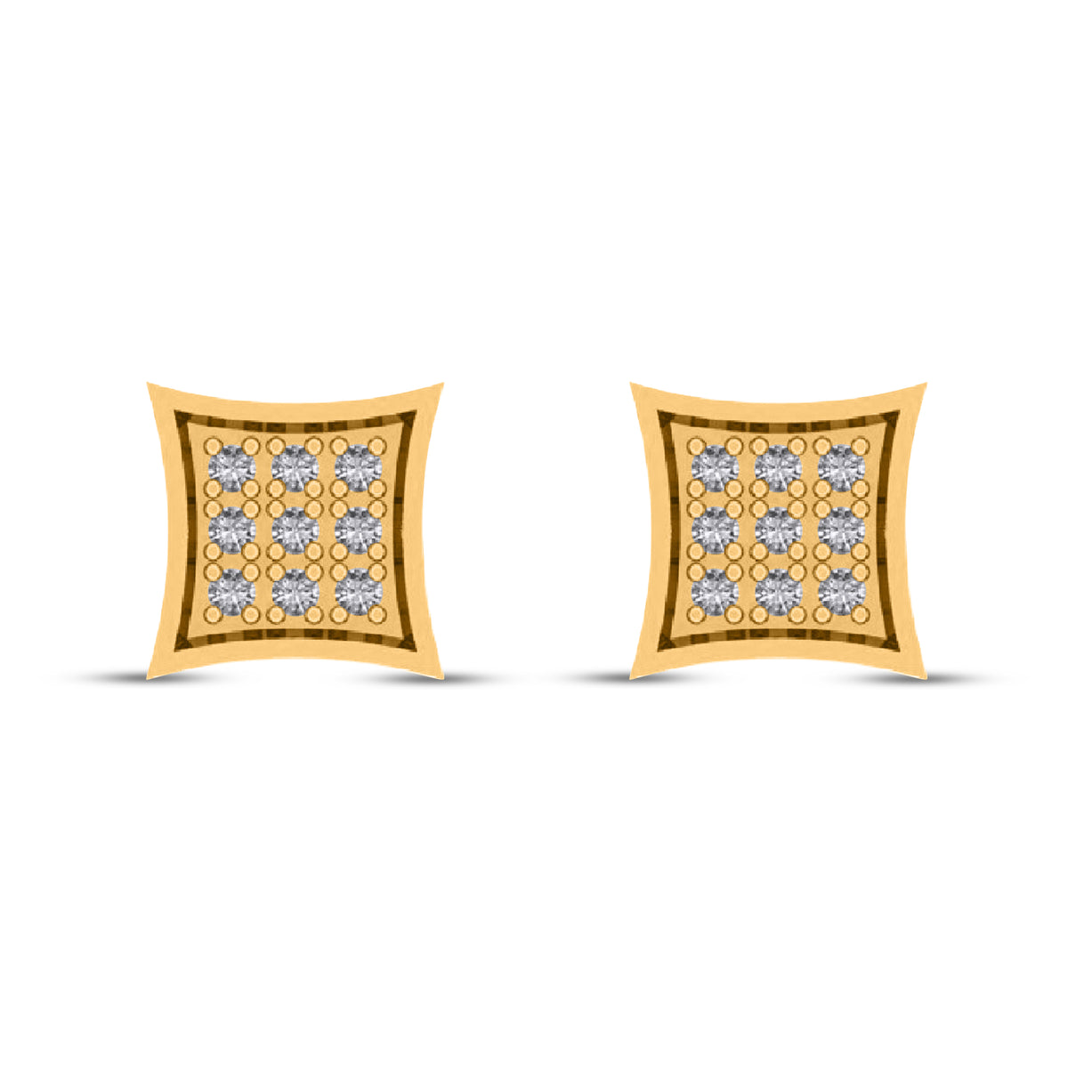 CLOSEOUT 10KT 0.05CT D- EARRINGS