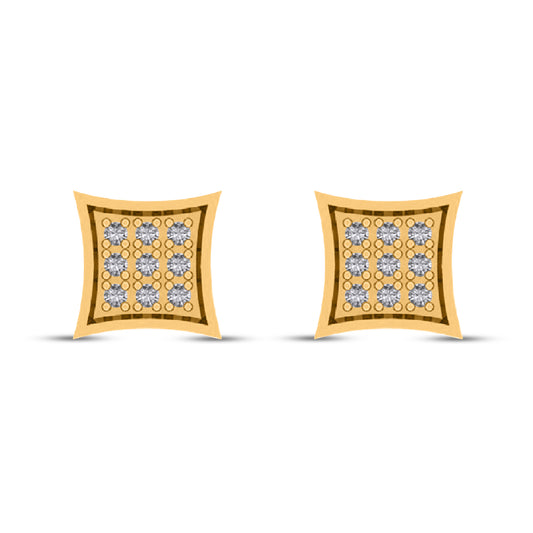 CLOSEOUT 10KT 0.05CT D- EARRINGS